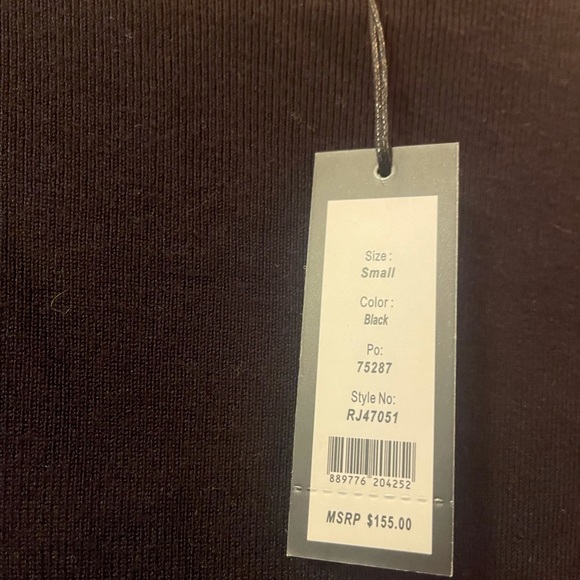 Romeo and Juliet couture black tie sleeve dress size small new with tags - Picture 6 of 7